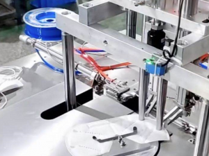 ear less semi-automatic n95 mask machine assembly 3D Model
