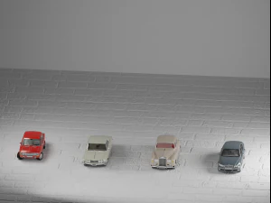 कार संयोजन 3D मॉडल