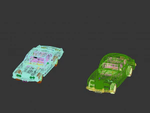 car assembly 3D Model