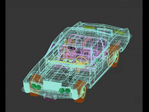 car assembly 3D Model