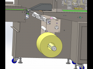 pillow mask packing machine Model 3D