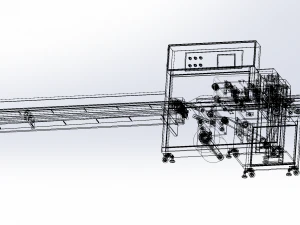 pillow mask packing machine 3D Model