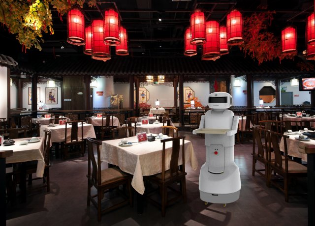 server robot 3D Model .c4d .max .obj .3ds .fbx .stl .blend 