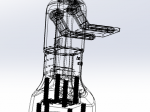 server robot 3D Model