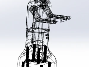 server robot 3D Model