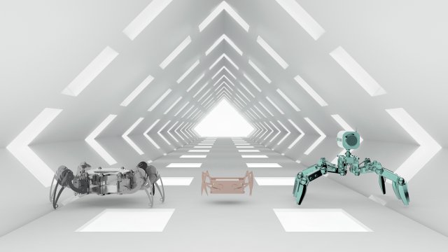 spider bionic robot 3D Модель .c4d .max .obj .3ds .fbx .stl .blend 