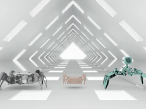 スパイダーバイオニックロボット 3Dモデル