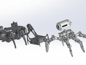 spider bionic robot 3D Model