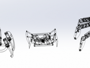 spider bionic robot 3D Модель