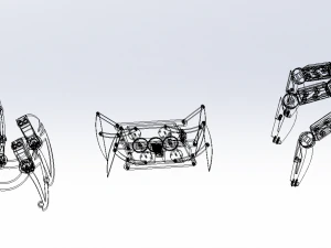 spider bionic robot 3D Model