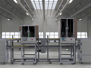 automatic screw machine production line 3D Model