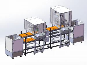 automatic screw machine production line 3D Model