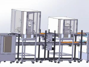 automatic screw machine production line 3D Model