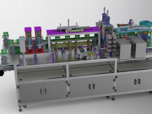 usb cable production equipment 3D Model