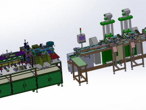 usb cable production equipment 3D Model