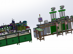 usb cable production equipment 3D Model