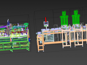 usb cable production equipment 3D Model