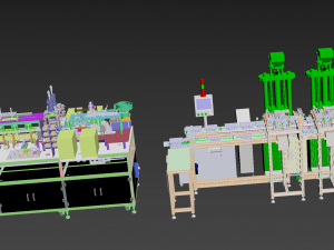usb cable production equipment 3D Model