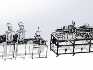 usb cable production equipment 3D Model