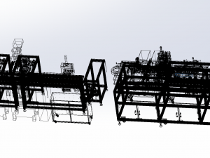 usb cable production equipment 3D Model