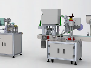 assembly of laminating machines 3D Model