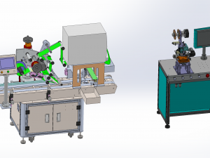 assembly of laminating machines 3Dモデル