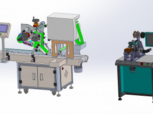 assembly of laminating machines 3Dモデル