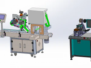 assembly of laminating machines 3D Model