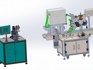 assembly of laminating machines 3Dモデル