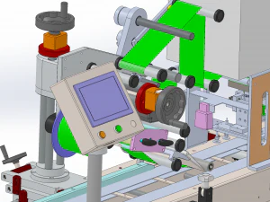 assembly of laminating machines 3D Model