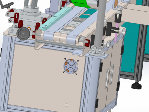 assembly of laminating machines 3Dモデル