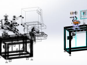 assembly of laminating machines 3Dモデル