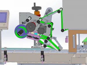 assembly of laminating machines 3D Model