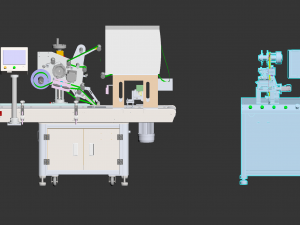 assembly of laminating machines 3Dモデル
