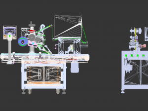 assembly of laminating machines 3Dモデル