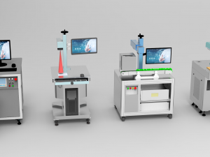 optical fiber laser marking machines assembly 3D Модель