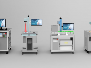 optical fiber laser marking machines assembly 3D Модель