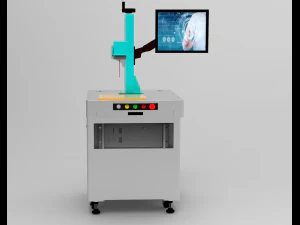 optical fiber laser marking machines assembly 3D Model