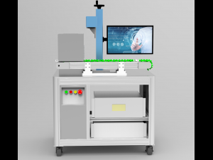 optical fiber laser marking machines assembly 3D Модель