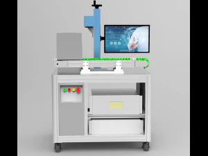 optical fiber laser marking machines assembly 3D Model