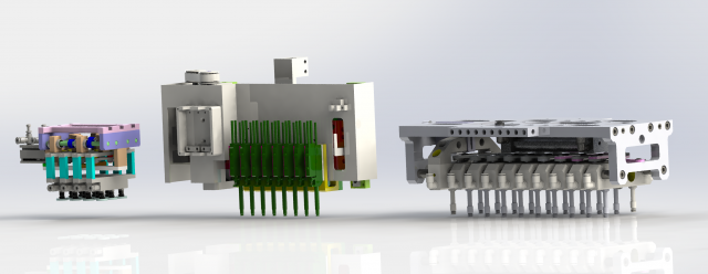variable distance mechanism Modello 3D .c4d .max .obj .3ds .fbx .stl .blend 