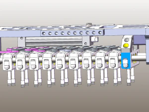 variable distance mechanism 3D Model