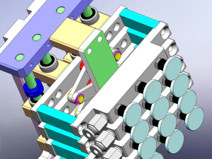 variable distance mechanism 3D Model