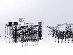 variable distance mechanism 3D Model