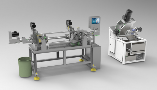 round product drilling and chamfering machine Modelo 3D .c4d .max .obj .3ds .fbx .stl .blend 