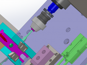 round product drilling and chamfering machine Modelo 3D