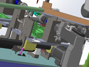 round product drilling and chamfering machine Modelo 3D