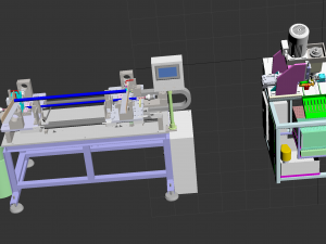 round product drilling and chamfering machine Modelo 3D