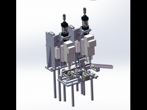 round product drilling and chamfering machine Modelo 3D