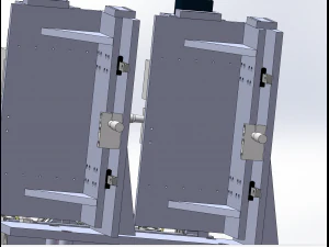 round product drilling and chamfering machine 3D Model